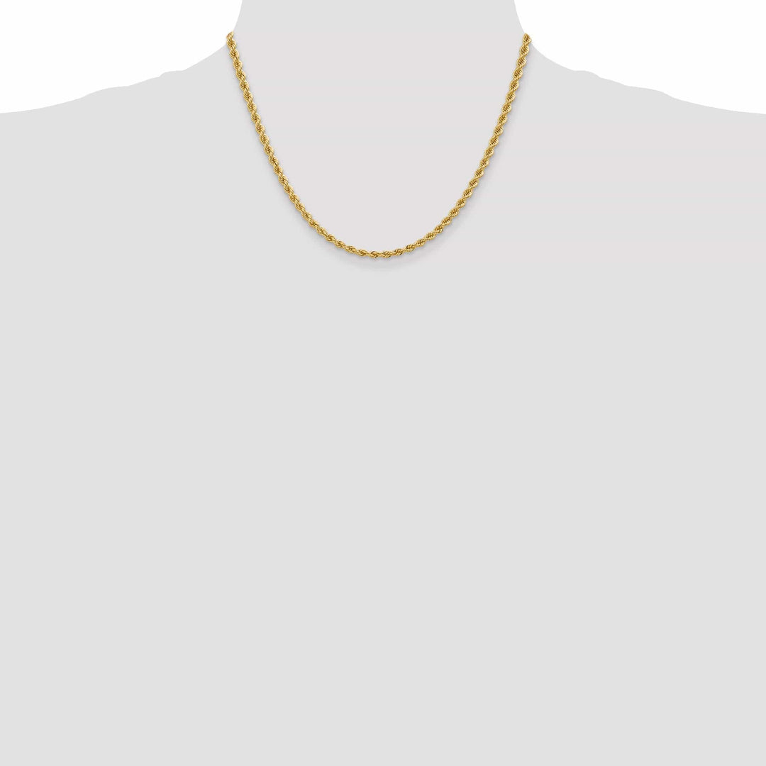 Lovely Rita's Chains 14k Yellow Gold 3.65-mm Handmade Rope Chain