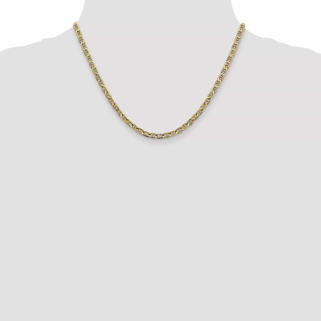 Lovely Rita's Chains 14k Yellow Gold 3.75mm Concave Anchor Chain