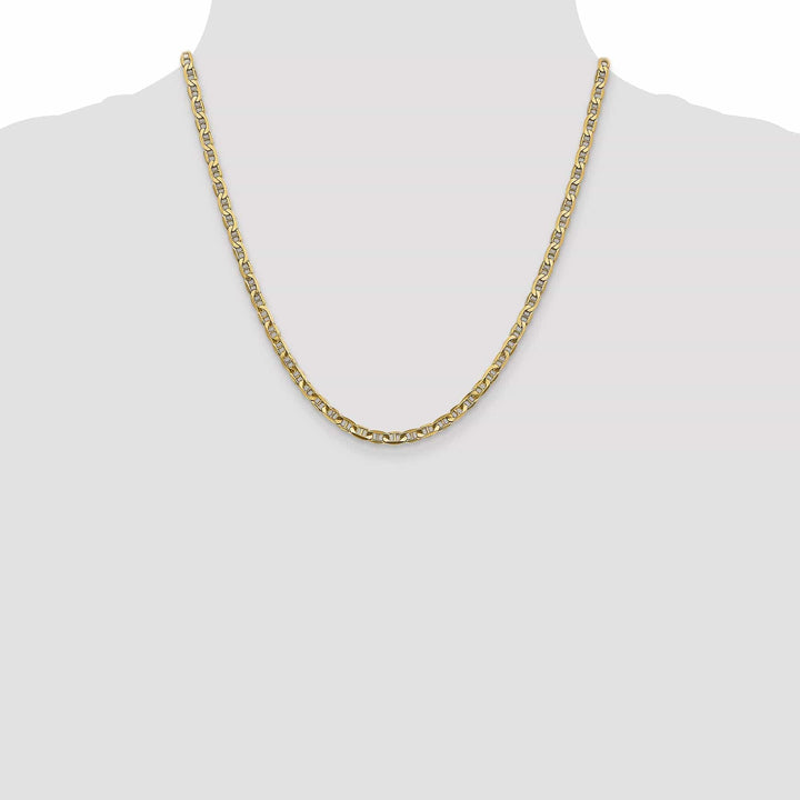 Lovely Rita's Chains 14k Yellow Gold 3.75mm Concave Anchor Chain