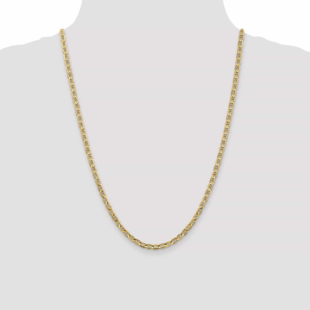 Lovely Rita's Chains 14k Yellow Gold 3.75mm Concave Anchor Chain