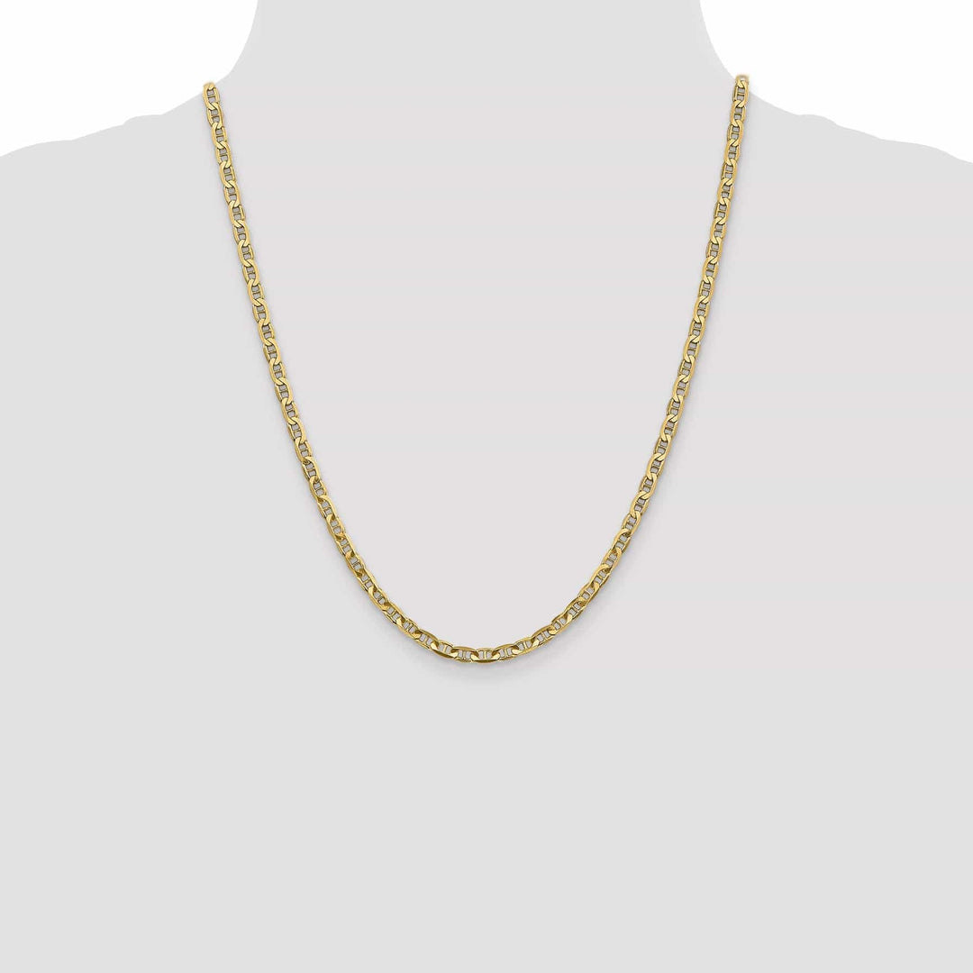 Lovely Rita's Chains 14k Yellow Gold 3.75mm Concave Anchor Chain