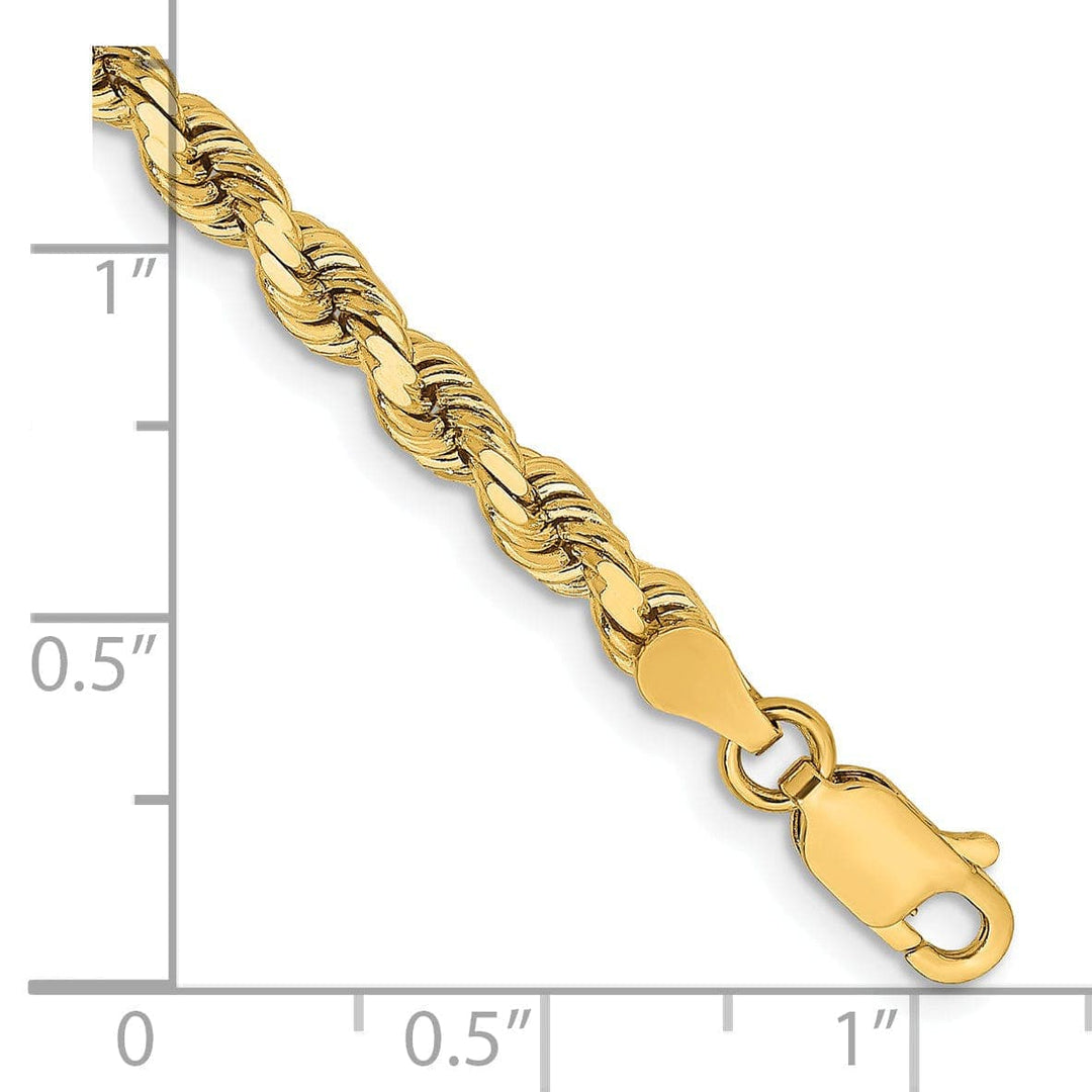 Lovely Rita's Chains 14k Yellow Gold 3.75mm D.C Rope Chain