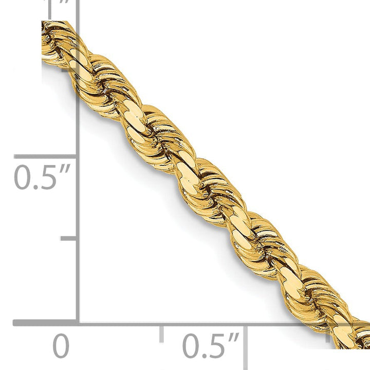 Lovely Rita's Chains 14k Yellow Gold 3.75mm D.C Rope Chain