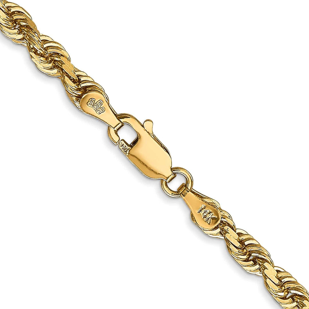 Lovely Rita's Chains 14k Yellow Gold 3.80mm D.C Quadruple Rope Chain