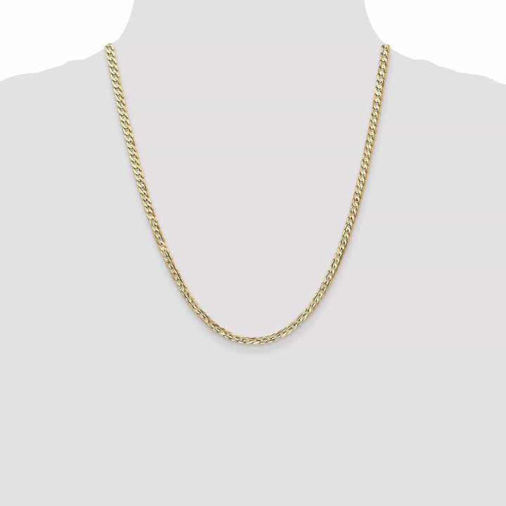 Lovely Rita's Chains 14k Yellow Gold 3.80mm Open Concave Curb Chain