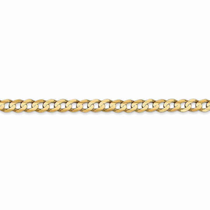 Lovely Rita's Chains 14k Yellow Gold 3.80mm Open Concave Curb Chain