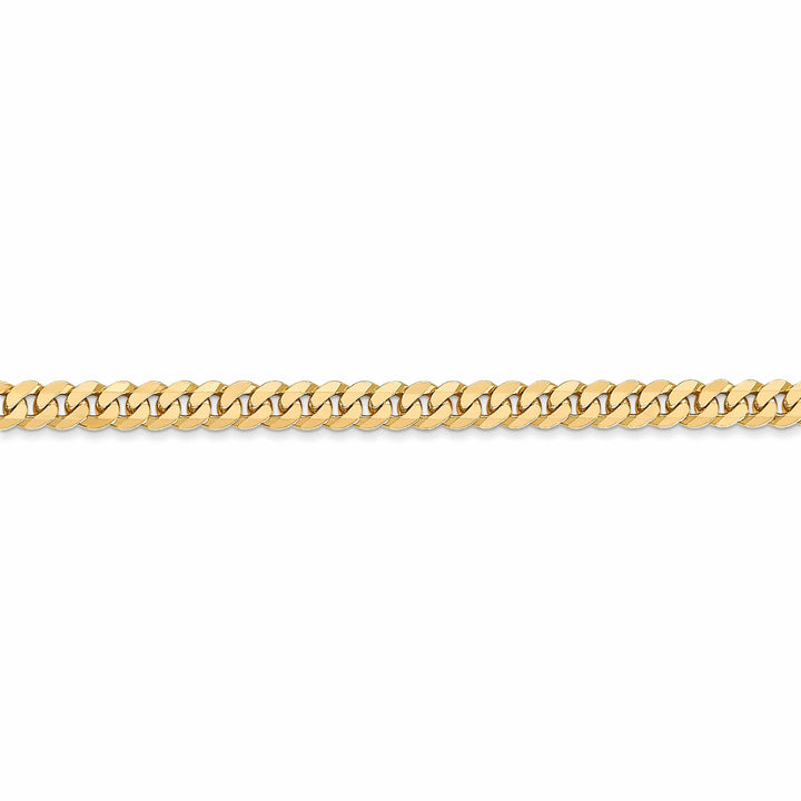 Lovely Rita's Chains 14k Yellow Gold 3.90mm Flat Beveled Curb Chain
