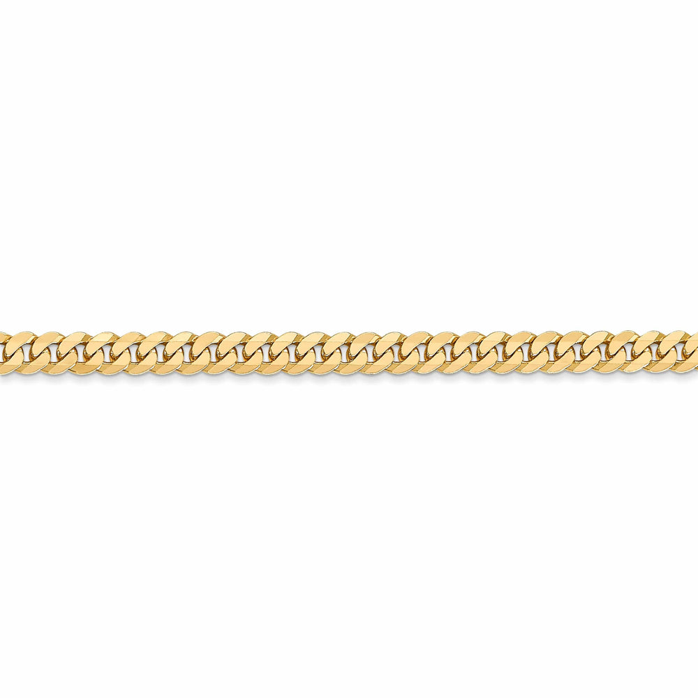 Lovely Rita's Chains 14k Yellow Gold 3.9mm Flat Beveled Curb Chain