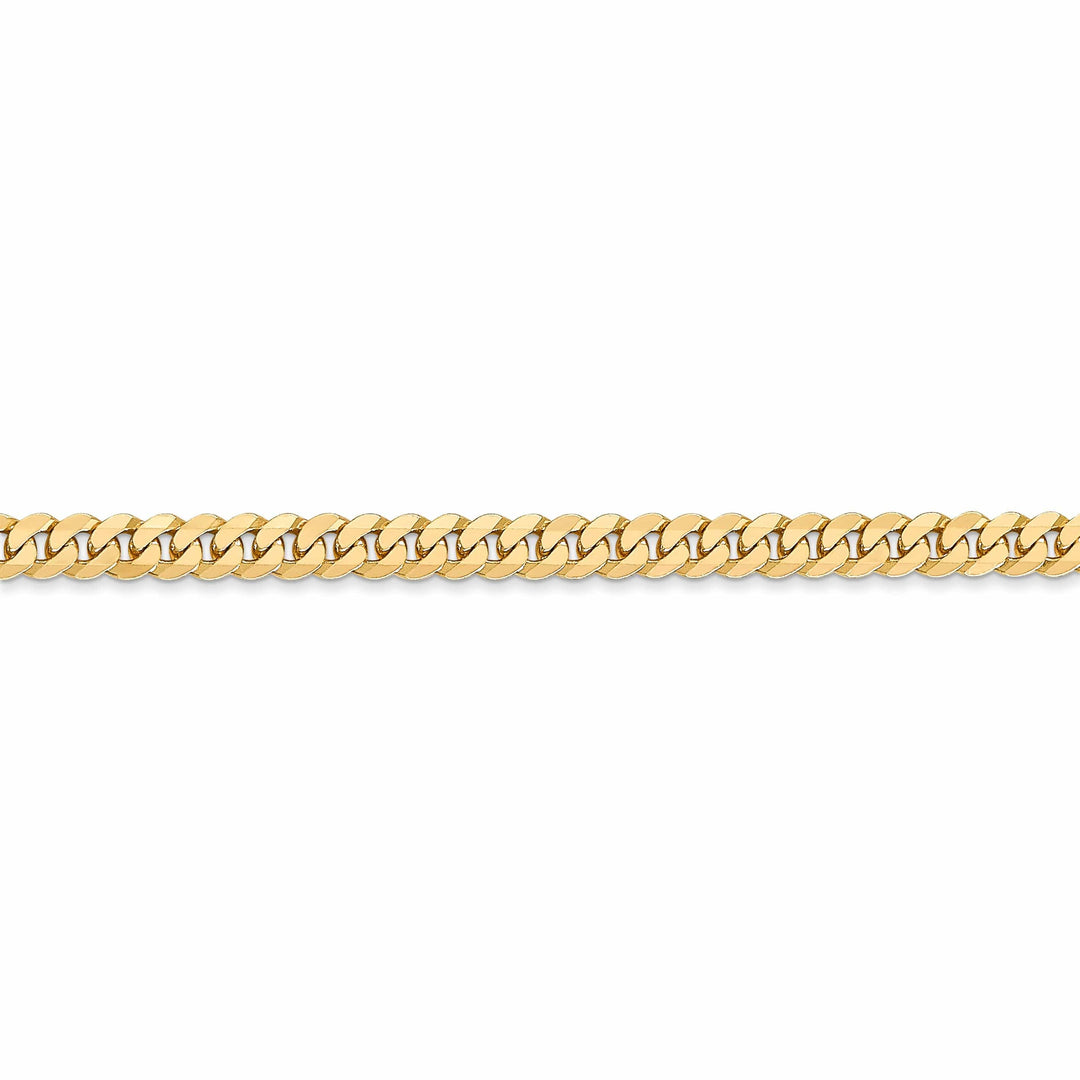Lovely Rita's Chains 14k Yellow Gold 3.9mm Flat Beveled Curb Chain