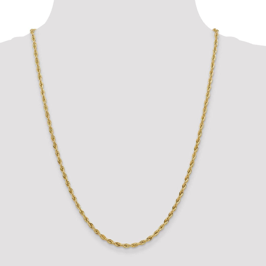 Lovely Rita's Chains 14k Yellow Gold 3-mm Semi Solid Rope Chain