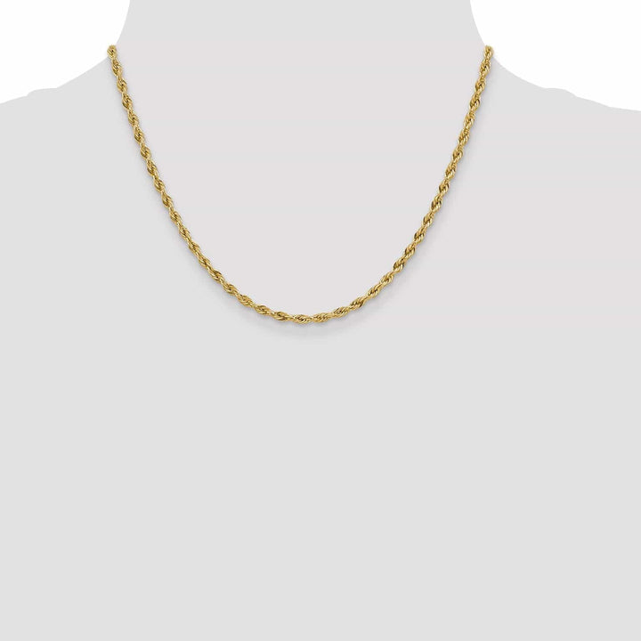 Lovely Rita's Chains 14k Yellow Gold 3-mm Semi Solid Rope Chain