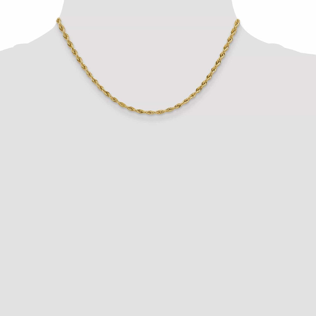 Lovely Rita's Chains 14k Yellow Gold 3-mm Semi Solid Rope Chain