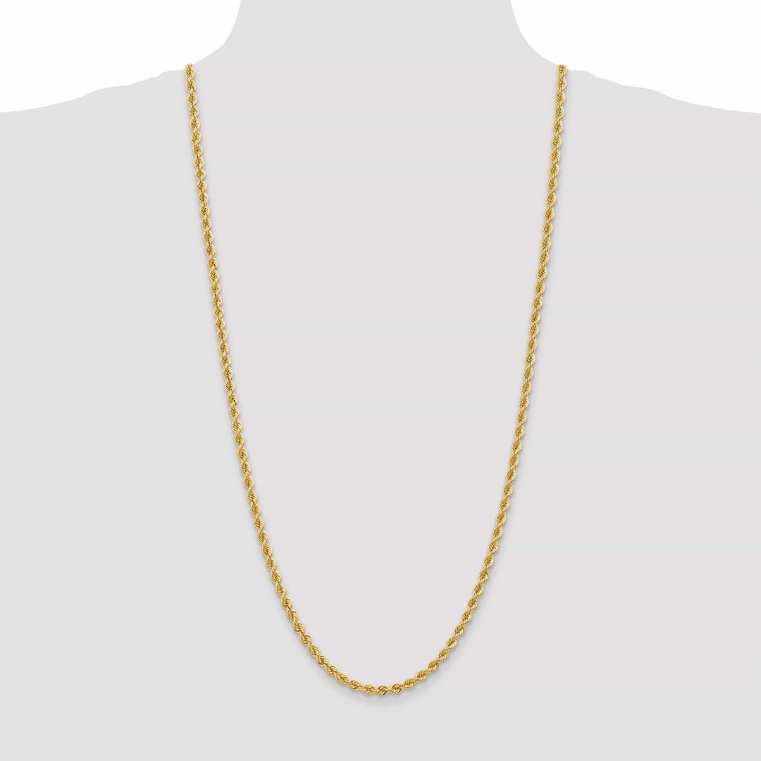 Lovely Rita's Chains 14k Yellow Gold 4.00-mm Handmade Rope Chain