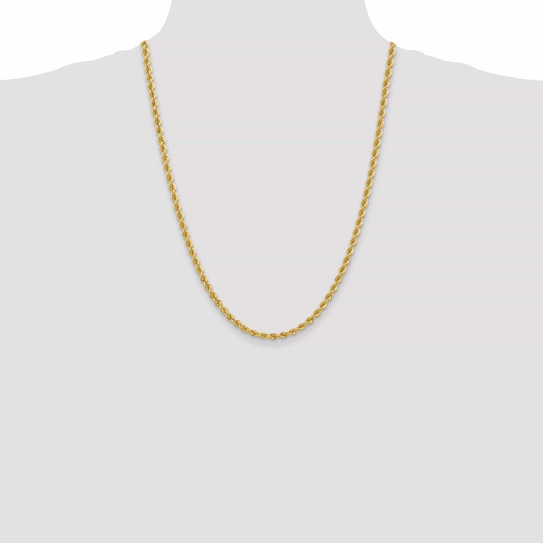 Lovely Rita's Chains 14k Yellow Gold 4.00-mm Handmade Rope Chain