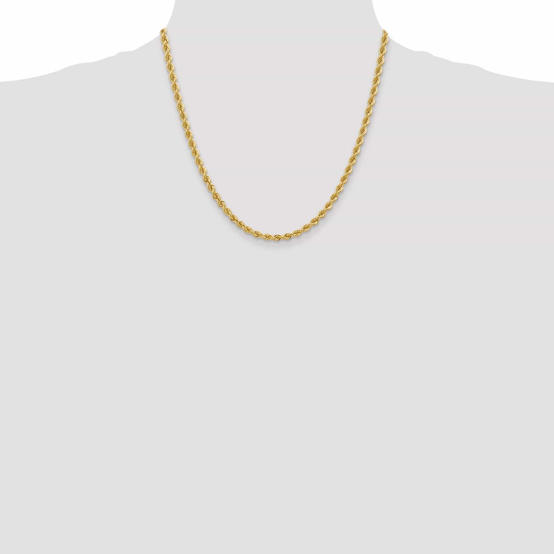Lovely Rita's Chains 14k Yellow Gold 4.00-mm Handmade Rope Chain