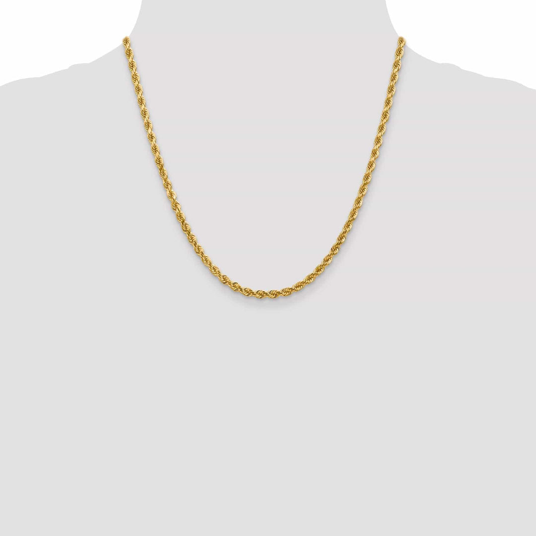 Lovely Rita's Chains 14k Yellow Gold 4.00mm D.C Rope Chain