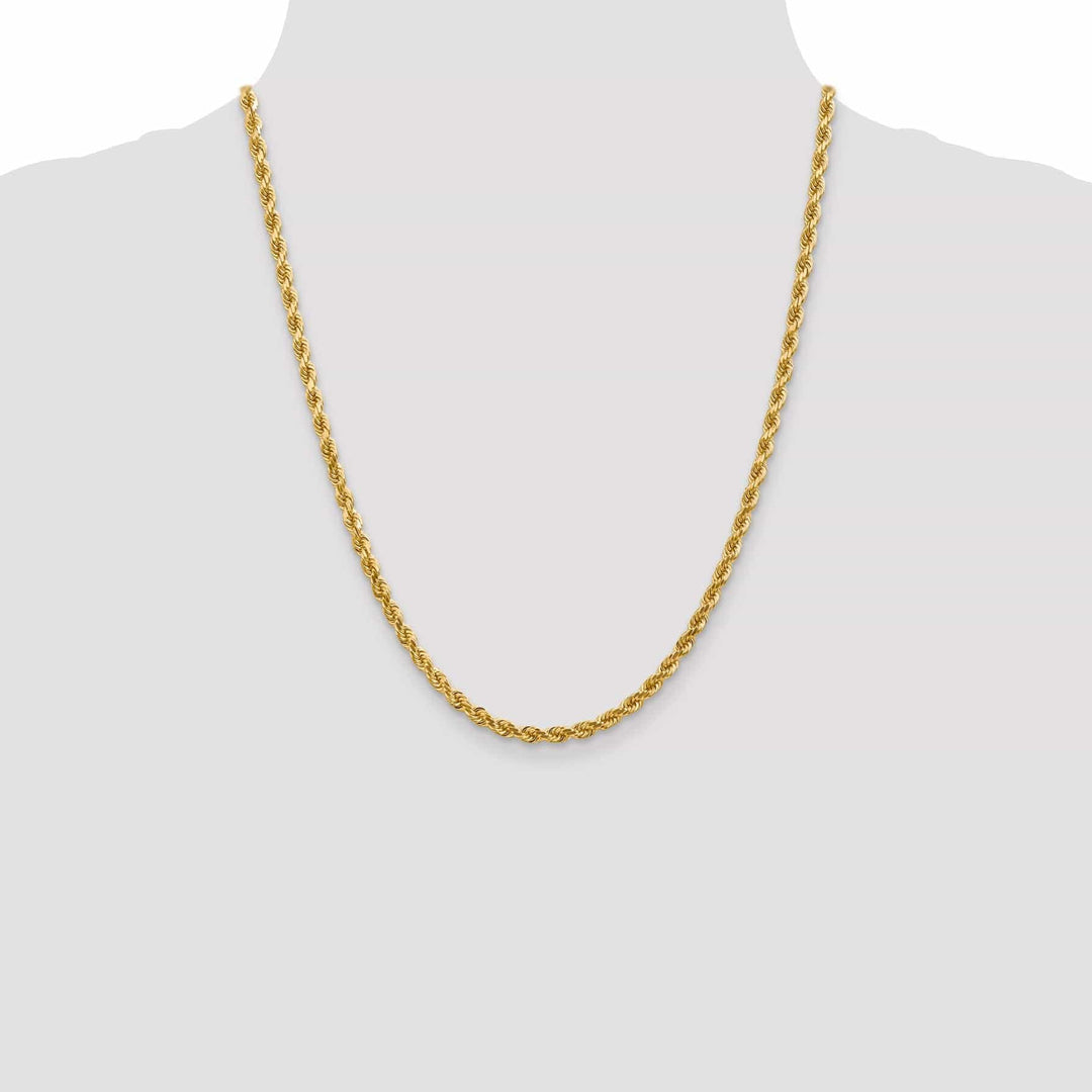 Lovely Rita's Chains 14k Yellow Gold 4.00mm D.C Rope Chain