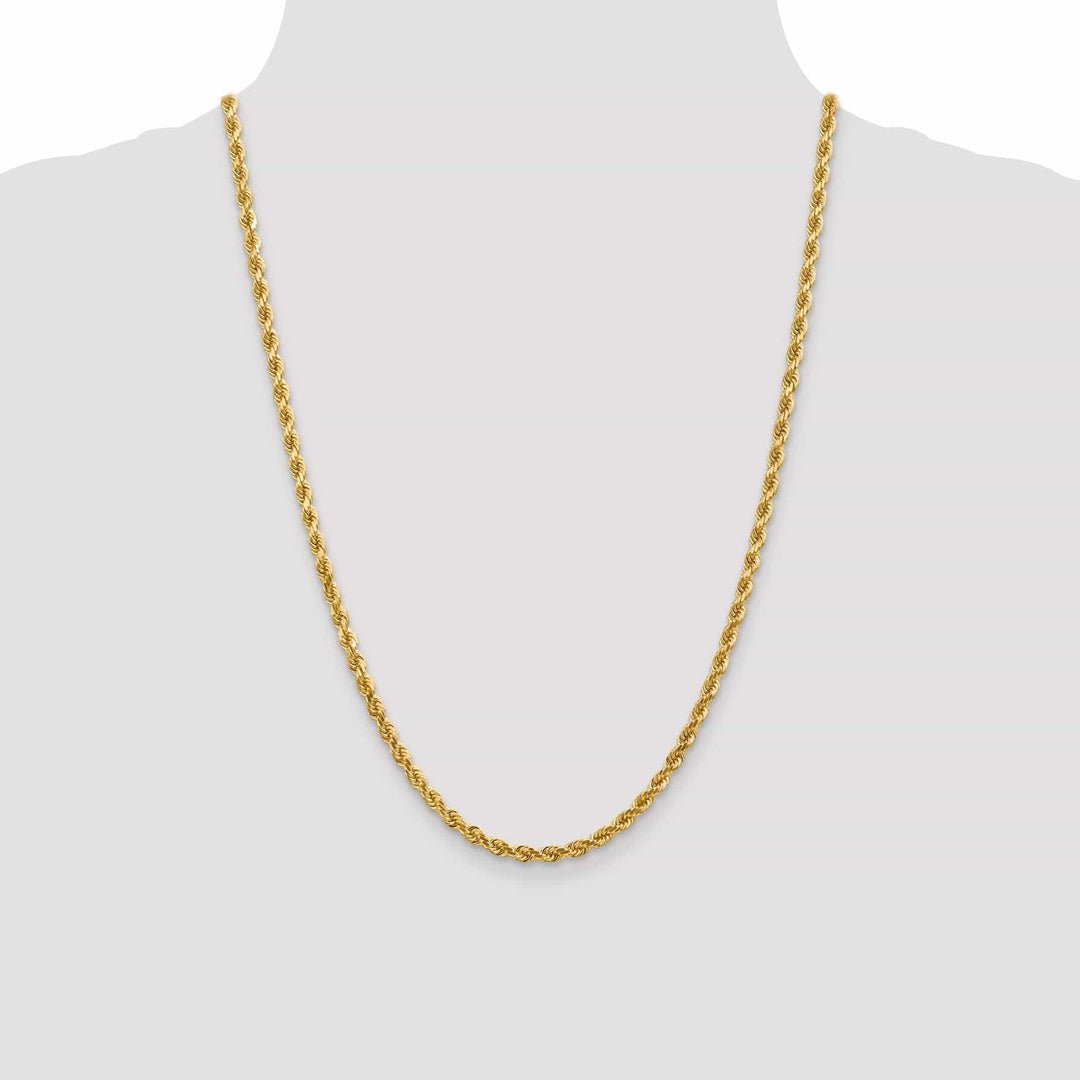 Lovely Rita's Chains 14k Yellow Gold 4.00mm D.C Rope Chain