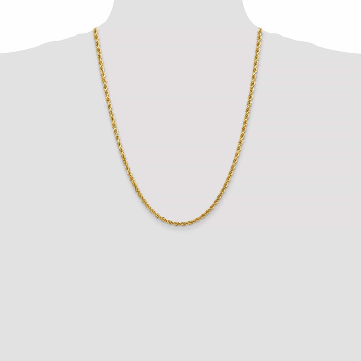 Lovely Rita's Chains 14k Yellow Gold 4.00mm Diamond Cut Rope Chain