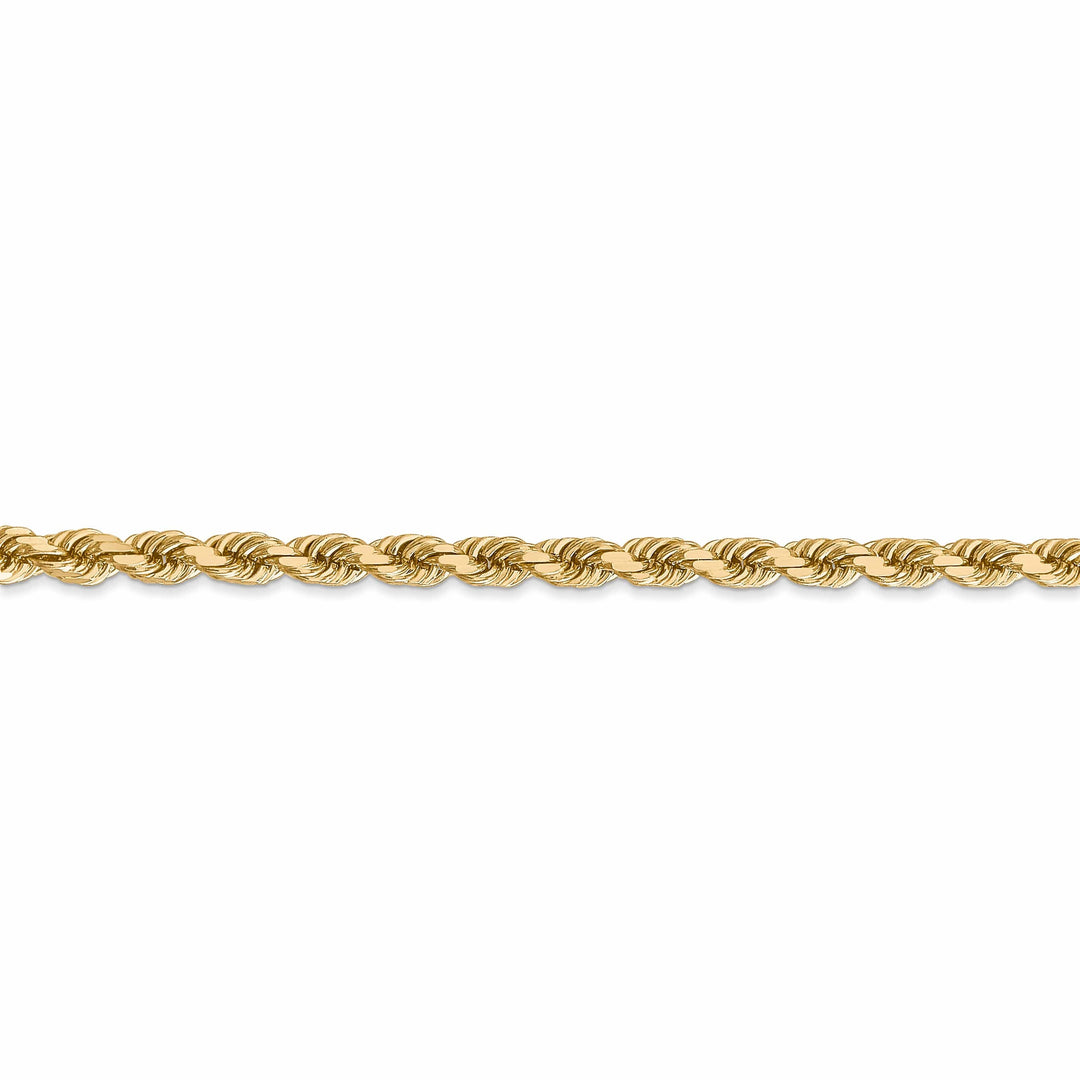 Lovely Rita's Chains 14k Yellow Gold 4.00mm Diamond Cut Rope Chain