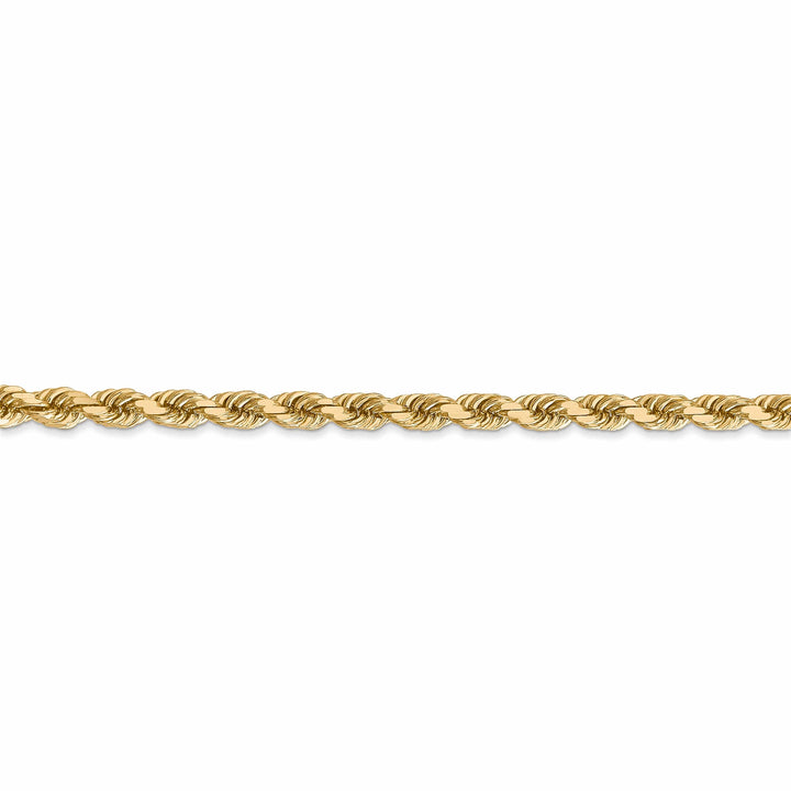 Lovely Rita's Chains 14k Yellow Gold 4.00mm Diamond Cut Rope Chain