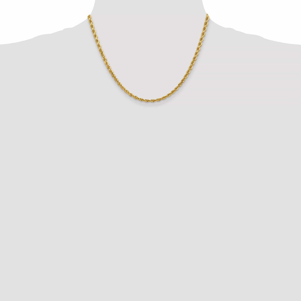Lovely Rita's Chains 14k Yellow Gold 4.00mm Diamond Cut Rope Chain