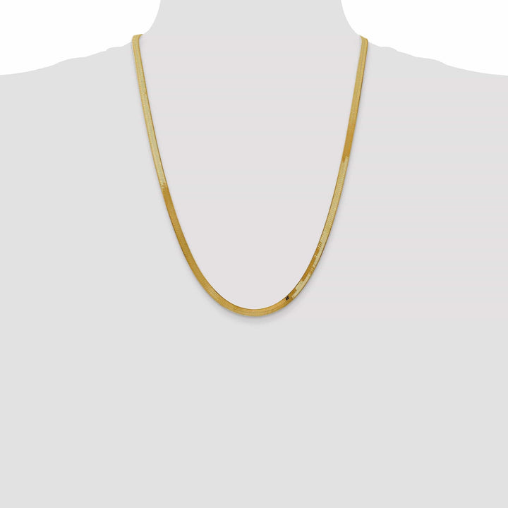 Lovely Rita's Chains 14k Yellow Gold 4.00mm Silky Herringbone Chain