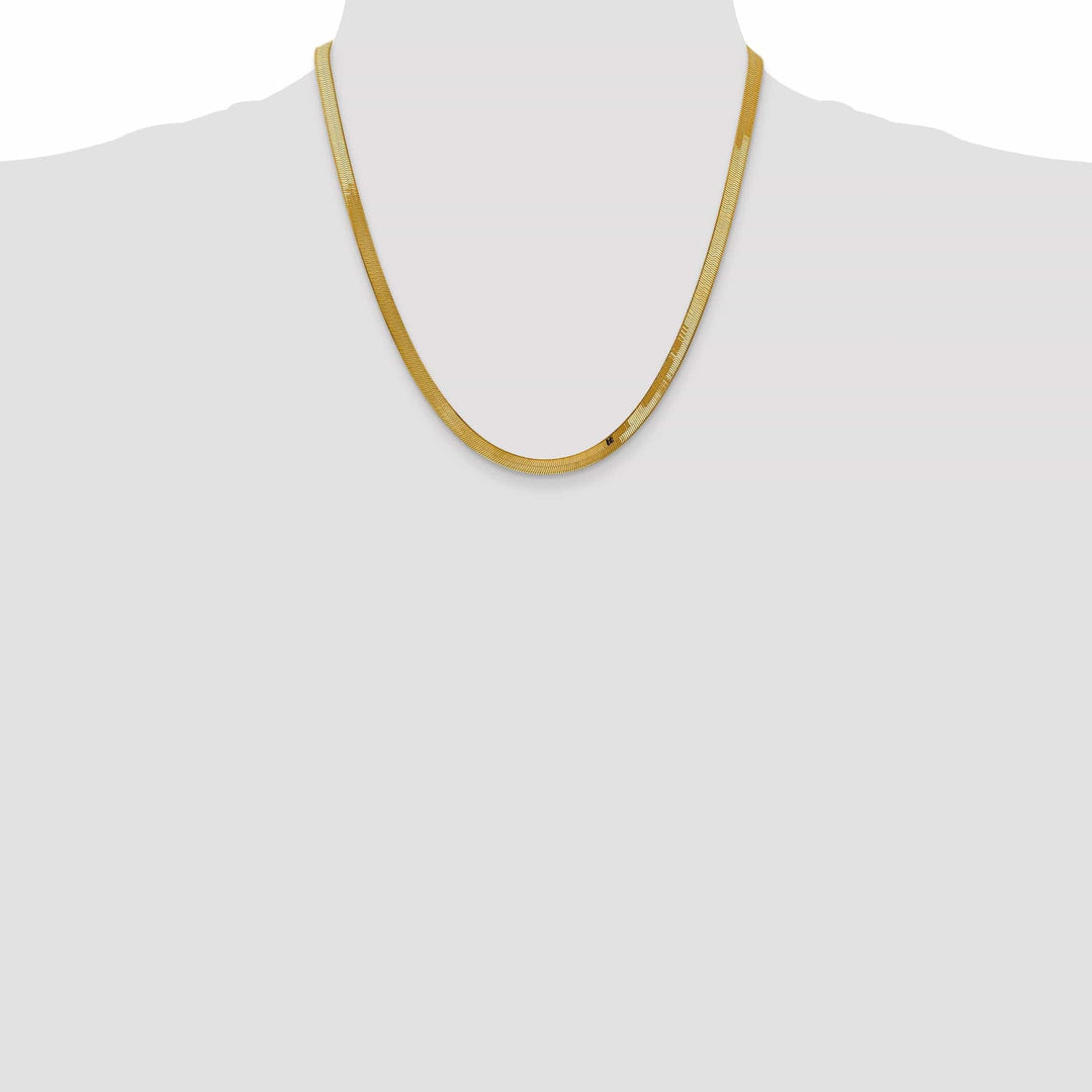 Lovely Rita's Chains 14k Yellow Gold 4.00mm Silky Herringbone Chain