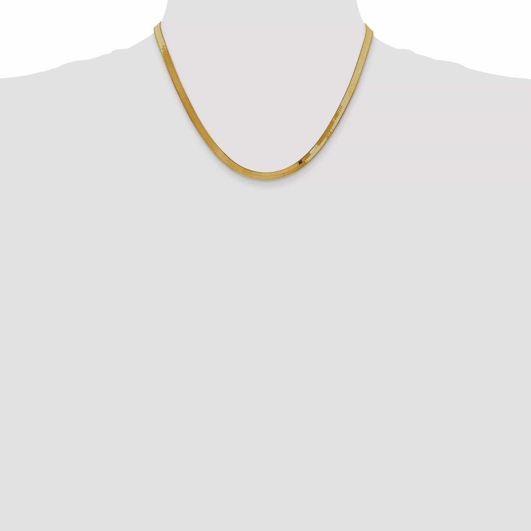 Lovely Rita's Chains 14k Yellow Gold 4.00mm Silky Herringbone Chain