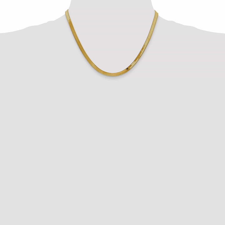 Lovely Rita's Chains 14k Yellow Gold 4.00mm Silky Herringbone Chain