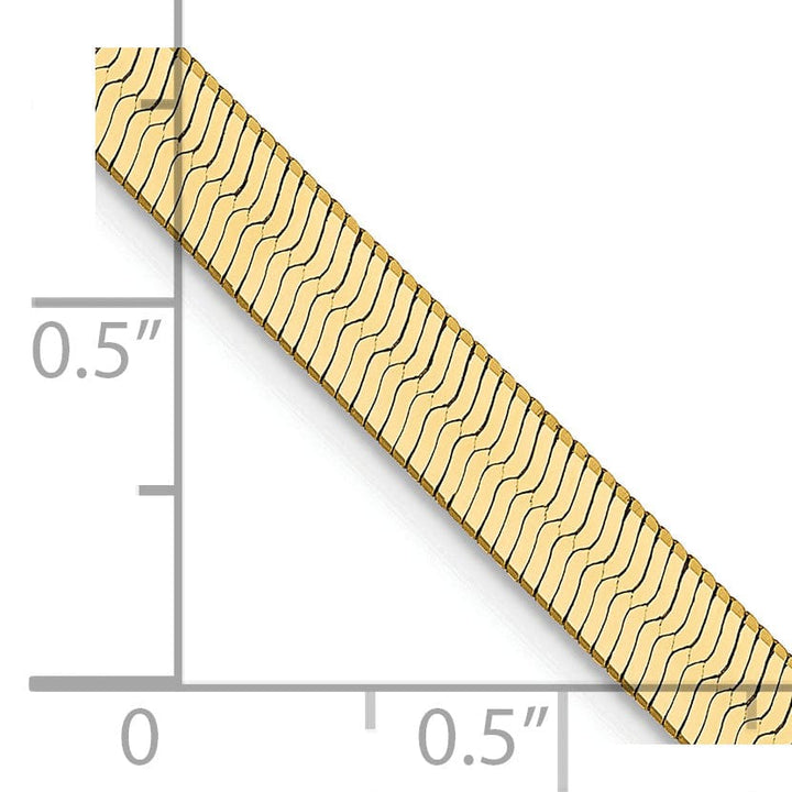 Lovely Rita's Chains 14k Yellow Gold 4.00mm Silky Herringbone Chain