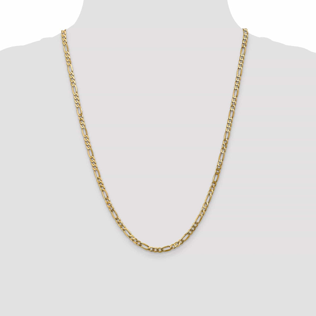 Lovely Rita's Chains 14k Yellow Gold 4.0mm Flat Figaro Chain