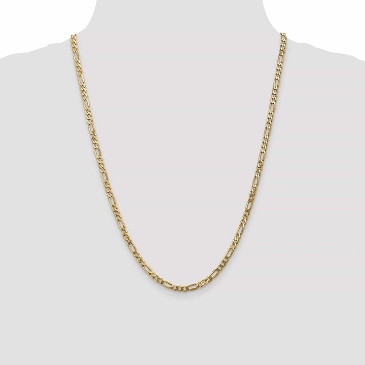 Lovely Rita's Chains 14k Yellow Gold 4.0mm Flat Figaro Chain
