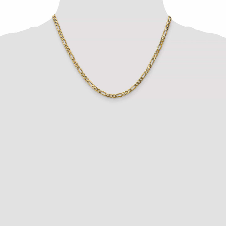 Lovely Rita's Chains 14k Yellow Gold 4.0mm Flat Figaro Chain