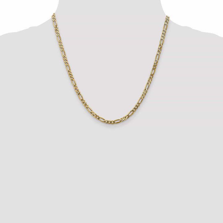 Lovely Rita's Chains 14k Yellow Gold 4.0mm Flat Figaro Chain