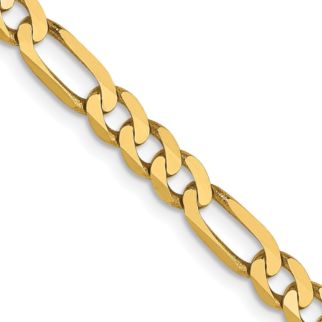 Lovely Rita's Chains 14k Yellow Gold 4.0mm Flat Figaro Chain