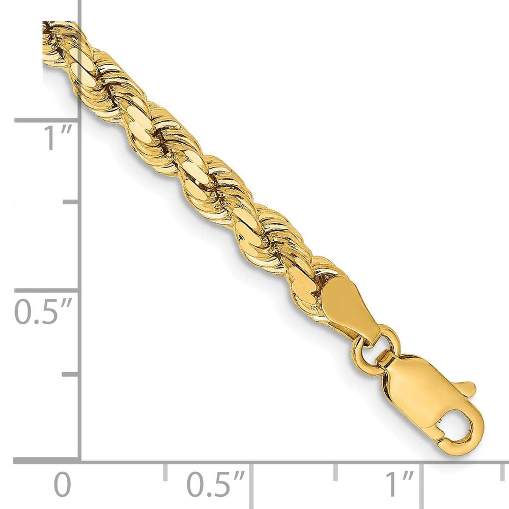 Lovely Rita's Chains 14k Yellow Gold 4.25mm D.C Rope Chain