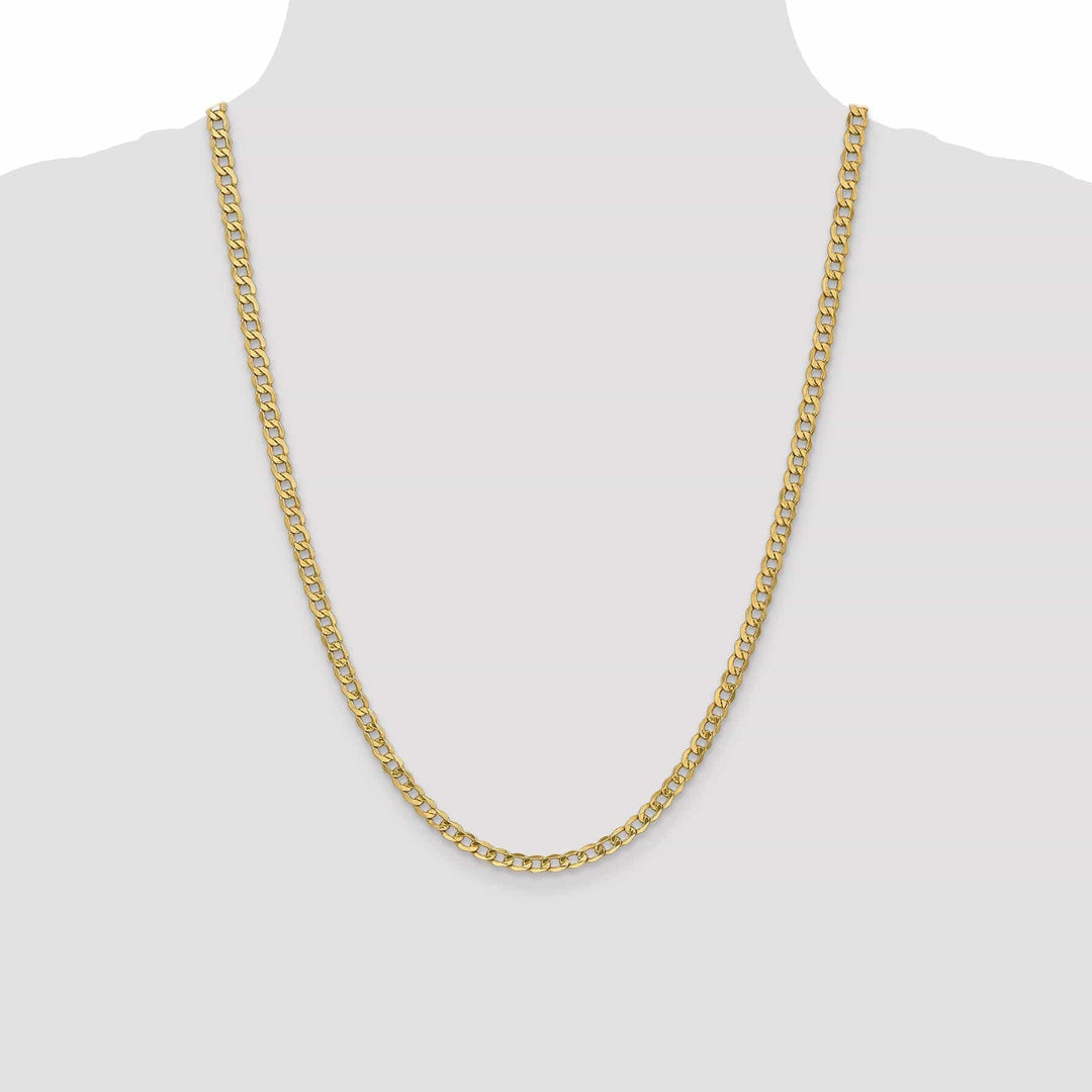 Lovely Rita's Chains 14k Yellow Gold 4.30m Semi Solid Curb Link Chain
