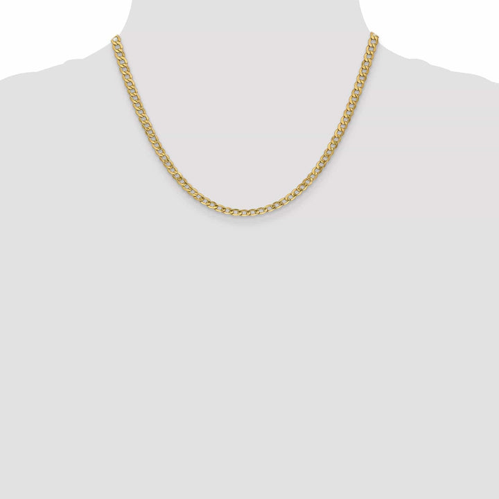 Lovely Rita's Chains 14k Yellow Gold 4.30m Semi Solid Curb Link Chain