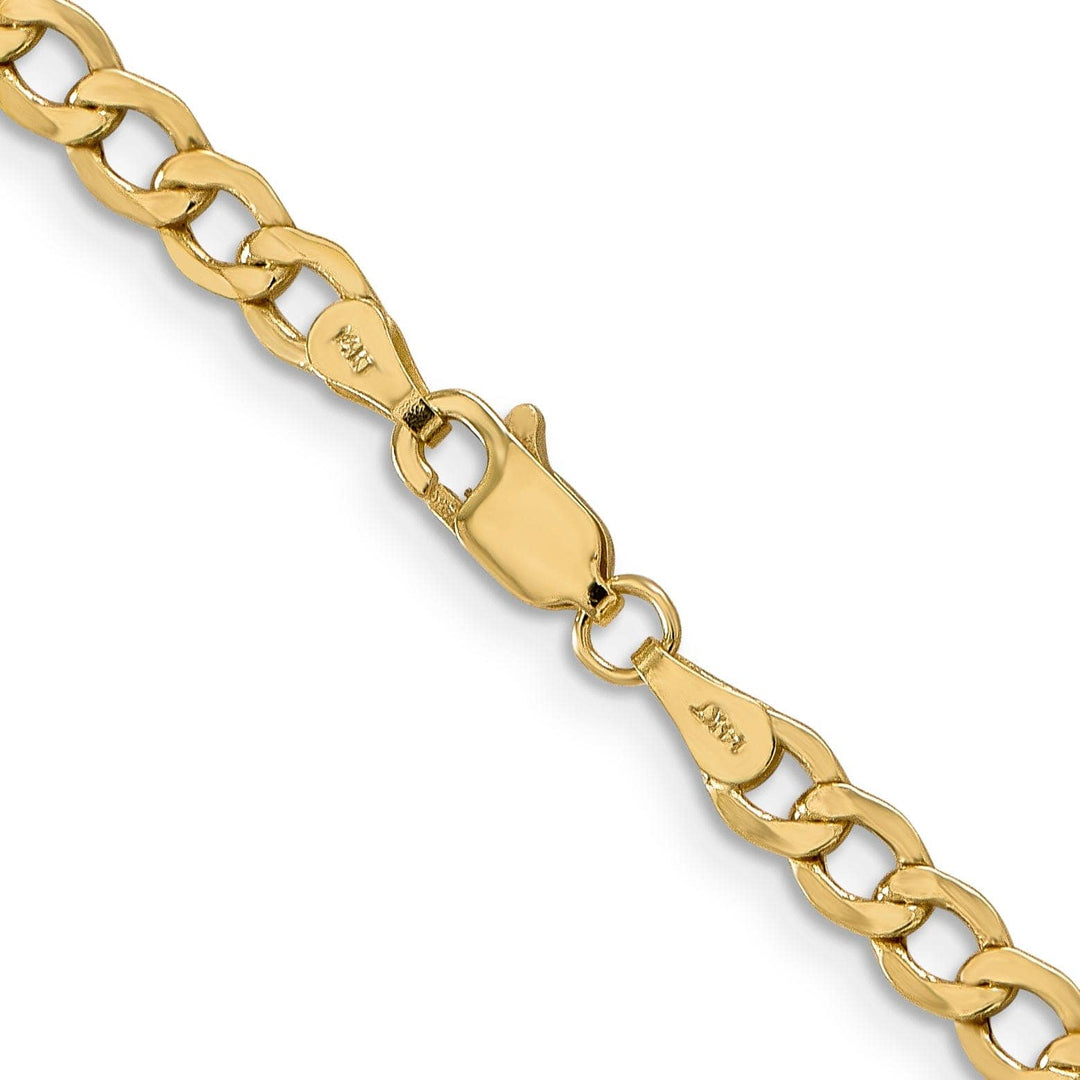 Lovely Rita's Chains 14k Yellow Gold 4.30m Semi Solid Curb Link Chain