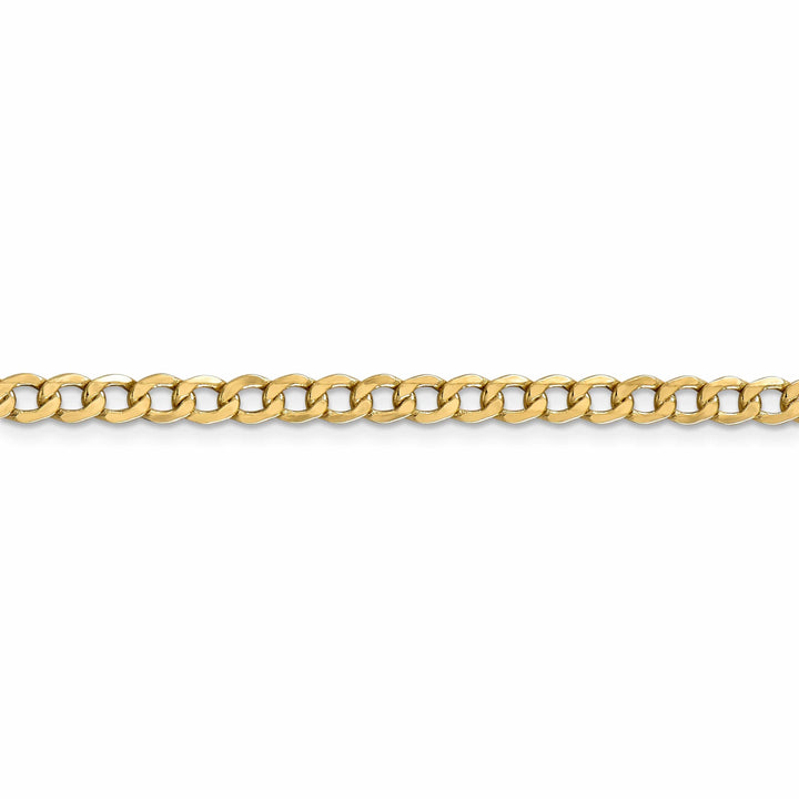 Lovely Rita's Chains 14k Yellow Gold 4.30m Semi Solid Curb Link Chain