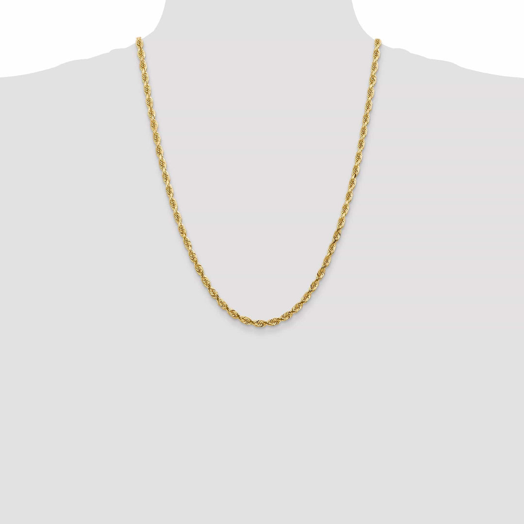 Lovely Rita's Chains 14k Yellow Gold 4.50mm D.C Quadruple Rope Chain
