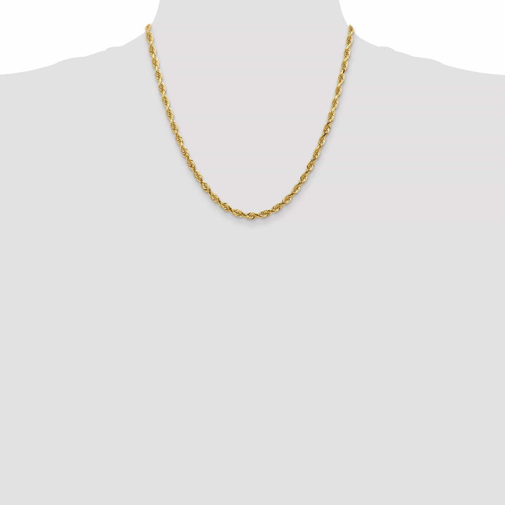 Lovely Rita's Chains 14k Yellow Gold 4.50mm D.C Quadruple Rope Chain