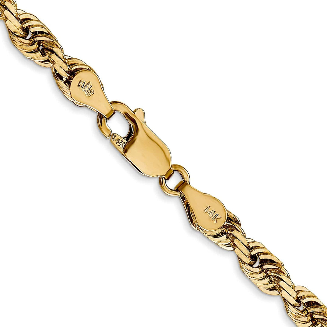 Lovely Rita's Chains 14k Yellow Gold 4.50mm D.C Quadruple Rope Chain