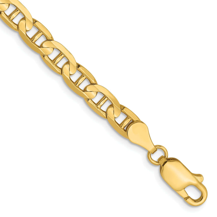 Lovely Rita's Chains 14k Yellow Gold 4.5mm Concave Anchor Chain