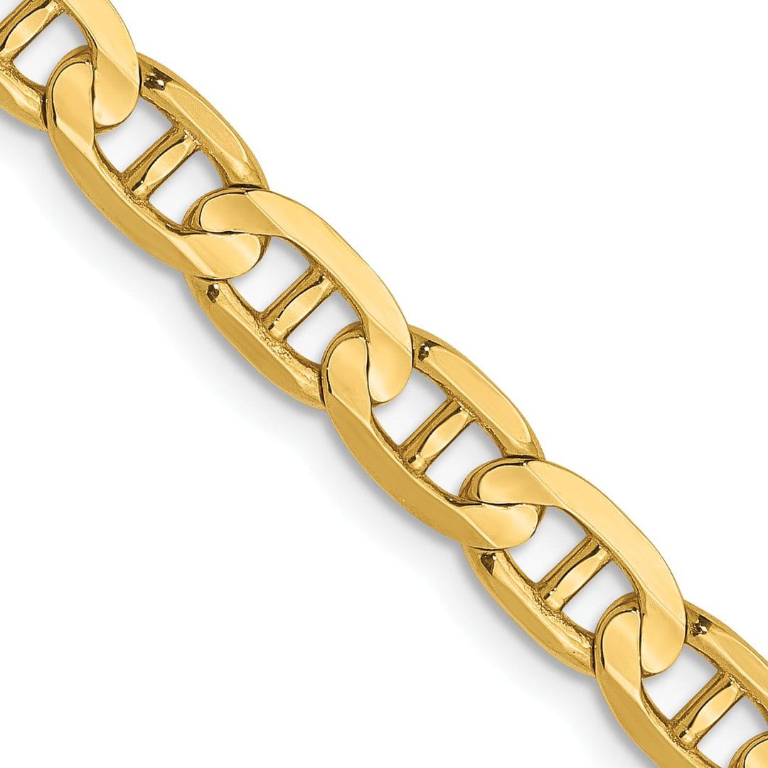 Lovely Rita's Chains 14k Yellow Gold 4.5mm Concave Anchor Chain