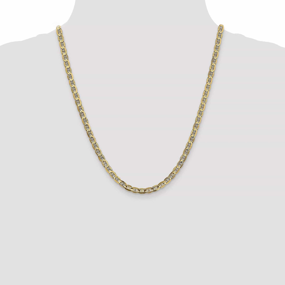 Lovely Rita's Chains 14k Yellow Gold 4.5mm Concave Anchor Chain