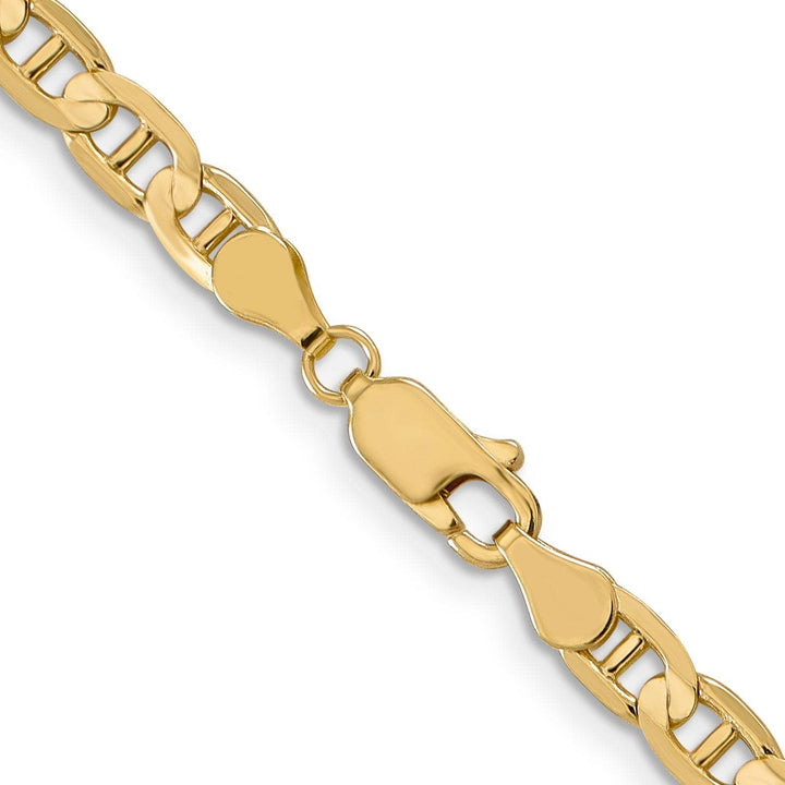 Lovely Rita's Chains 14k Yellow Gold 4.5mm Concave Anchor Chain