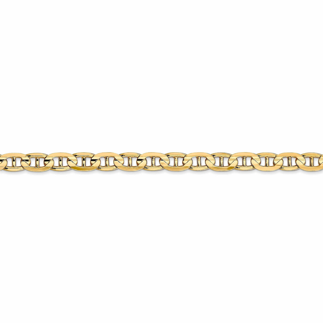 Lovely Rita's Chains 14k Yellow Gold 4.5mm Concave Anchor Chain