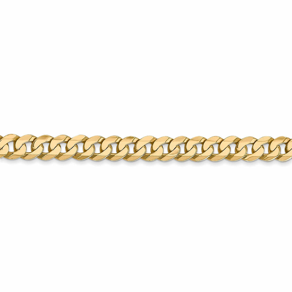 Lovely Rita's Chains 14k Yellow Gold 4.5mm Flat Beveled Curb Chain